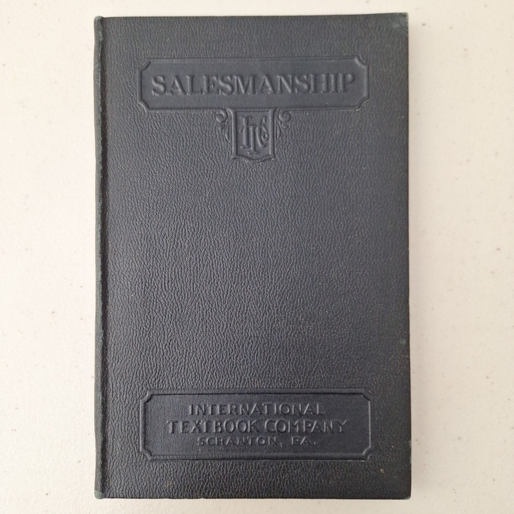 RARE 1926 International Textbook Company Salesmanship #3 Beginning The Sale